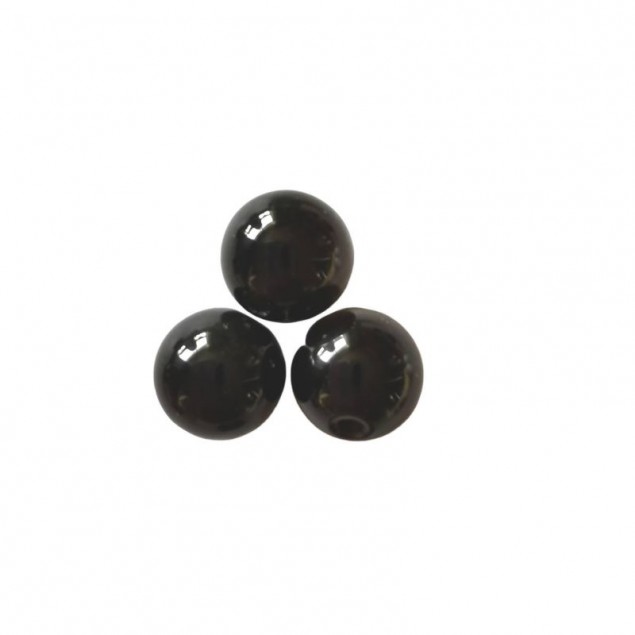 Bracelet perles obsidienne argentée femme - 1 à 4 cube